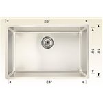 Bosco 208040 Builder Series Stainless Steel Kitchen Sink