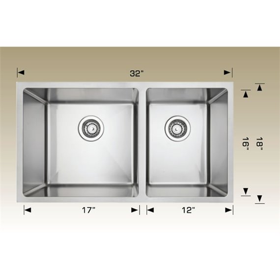 Bosco 208042 Super Series Stainless Steel Kitchen Sink