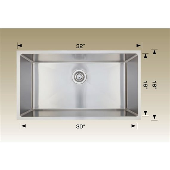 Bosco 208044 Super Series Stainless Steel Kitchen Sink