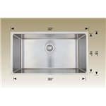 Bosco 208044 Super Series Stainless Steel Kitchen Sink