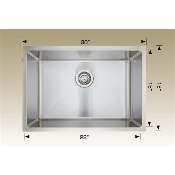 Bosco 208046 Super Series Stainless Steel Kitchen Sink