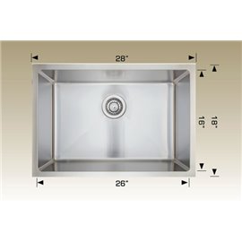 Bosco 208048 Super Series Stainless Steel Kitchen Sink