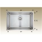 Bosco 208050 Super Series Stainless Steel Kitchen Sink