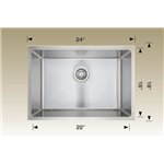 Bosco 208051 Super Series Stainless Steel Kitchen Sink