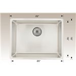 Bosco 208054 Laundry Series Stainless Steel Sink