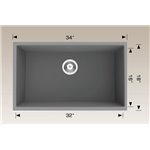 Bosco 215134 Granite Series Kitchen Sinks