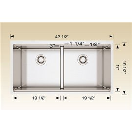 Bosco 224219 Linear Granite Series Kitchen Sink