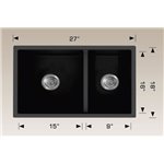 Bosco 225027 Granite Series Kitchen Sinks