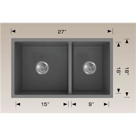 Bosco 225127 Granite Series Kitchen Sinks