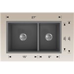 Bosco 225127 Granite Series Kitchen Sinks