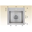 Bosco 201506-1 RV Series Stainless Steel Kitchen Sink