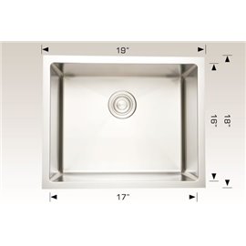 Bosco 201717C Commercial Series Stainless Steel Kitchen Sink