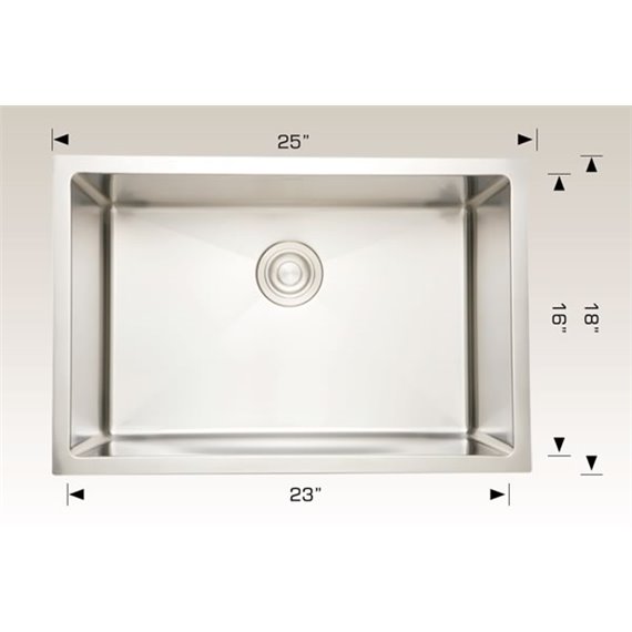 Bosco 202219 Plus Deluxe Plus Series Stainless Steel Kitchen Sink