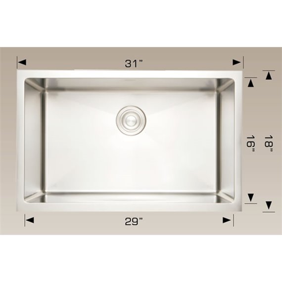 Bosco 202230 Plus Deluxe Plus Series Stainless Steel Kitchen Sink