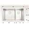 Bosco 203314 Plus Diamond Plus Series Stainless Steel Kitchen Sink