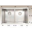 Bosco 203318M Deluxe Series Stainless Steel Kitchen Sink