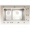 Bosco 203322R Deluxe Series Stainless Steel Kitchen Sink