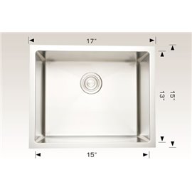 Bosco 203340C Commercial Series Stainless Steel Kitchen Sink