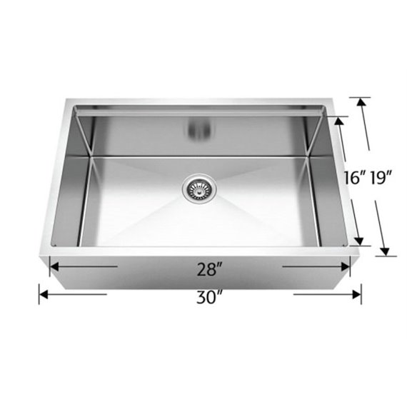 Bosco 203630M Titanium Series Plus Stainless Steel Kitchen Sink