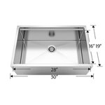 Bosco 203630M Titanium Series Plus Stainless Steel Kitchen Sink