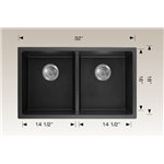 Bosco 205055M Granite Series Kitchen Sinks