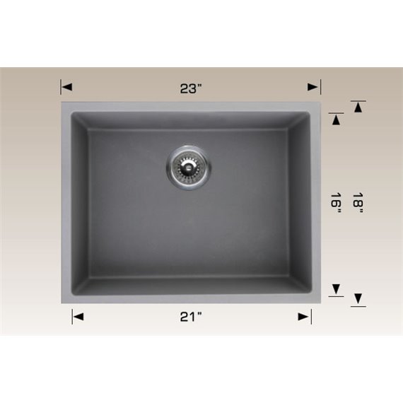 Bosco 205123S Granite Series Kitchen Sinks