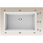 Bosco 205359S Granite Series Kitchen Sinks