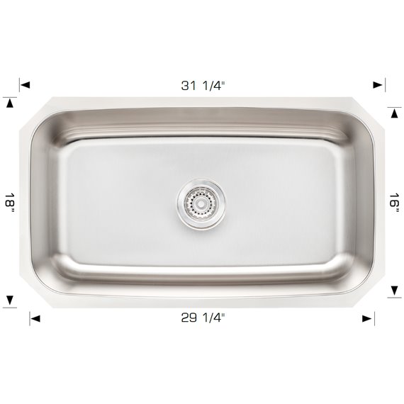 Bosco 207009B Super Series Stainless Steel Kitchen Sink