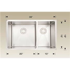 Bosco 208006 Plus Standard Plus Series Stainless Steel Kitchen Sink