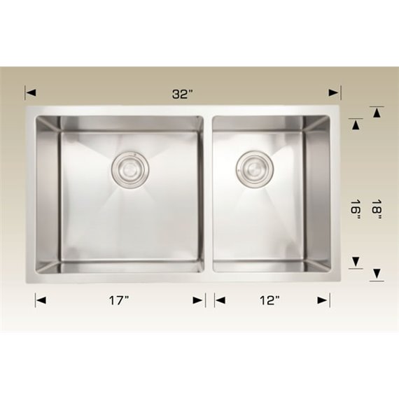 Bosco 208010 Plus Standard Plus Series Stainless Steel Kitchen Sink