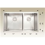 Bosco 208010 Plus Standard Plus Series Stainless Steel Kitchen Sink