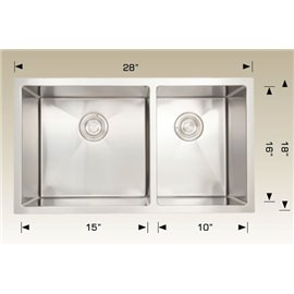 Bosco 208011 Plus Standard Plus Series Stainless Steel Kitchen Sink