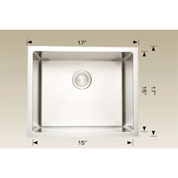 Bosco 208012 Plus Standard Plus Series Stainless Steel Kitchen Sink