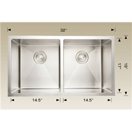 Bosco 208035 Plus Standard Plus Series Stainless Steel Kitchen Sink