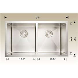 Bosco 208058 Plus Standard Plus Series Stainless Steel Kitchen Sink