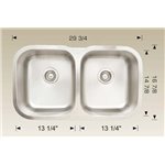 Bosco HU207010 Standard Series Stainless Steel Kitchen Sink