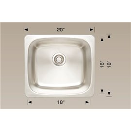 Bosco T207004 Laundry Series Stainless Steel Sink