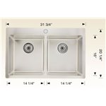 Bosco T208026 Builder Series Stainless Steel Kitchen Sink