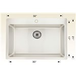 Bosco T208037 Builder Series Stainless Steel Kitchen Sink