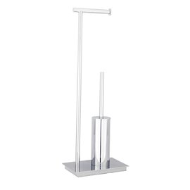 Baril A85-2049-40 A85 Toilet Paper Holder With Toilet Brush On Pedestal