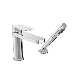 Baril B04-1249-00 PETITE B04 2-Piece Deck Mount Tub Filler With Hand Shower