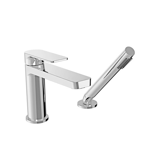 Baril B04-1249-00 PETITE B04 2-Piece Deck Mount Tub Filler With Hand Shower