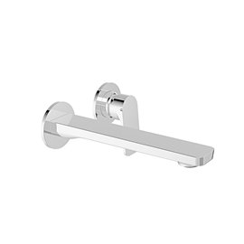 Baril B04-8100-00L PETITE B04 Single Lever Wall-Mounted Lavatory Faucet, Drain Not Included