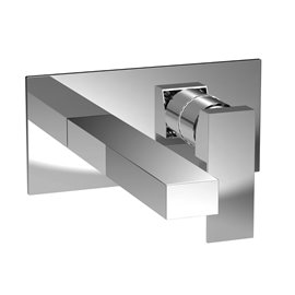 Baril B05-8100-00L REC B05 Single Lever Wall-Mounted Lavatory Faucet, Drain Not Included