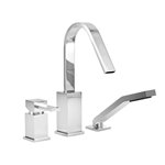 Baril B10-1331-87 UTOPIA B10 3-Piece Deck Mount Tub Filler With Flat Style Spout