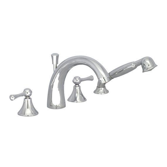 Baril B19-1431-00 TRAD B19 4-Piece Deck Mount Tub Filler With Hand Shower