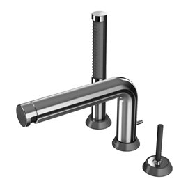 Baril B52-1369-00 FT B52 3-Piece Deck Mount Tub Filler With Hand Shower