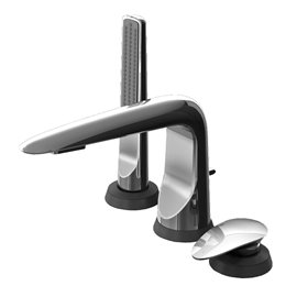 Baril B53-1329-00 SC B53 3-Piece Deck Mount Tub Filler With Hand Shower