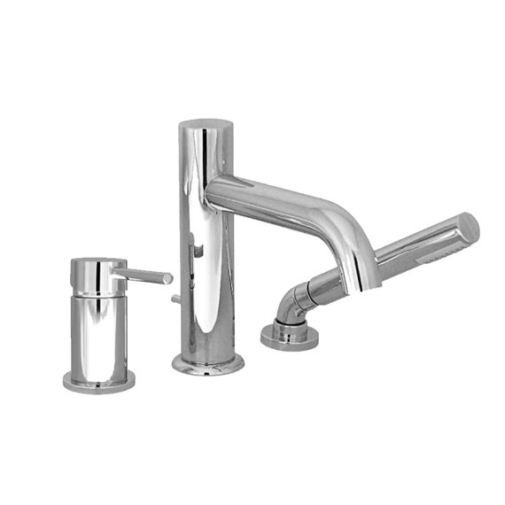 Baril B66-1349-PB ZIP B66 Pressure Balanced 3-Piece Deck Mount Tub Filler With Hand Shower