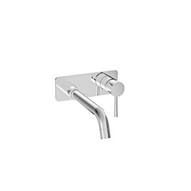 Baril B66-8120-04L ZIP B66 Single Lever Wall-Mounted Lavatory Faucet, Drain Not Included